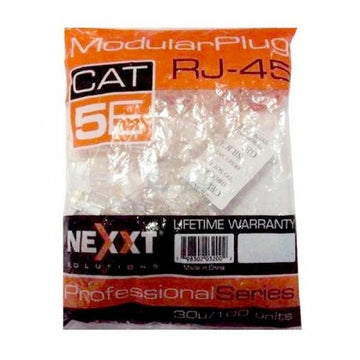 Nexxt Cat5e RJ45 50u Connectors 100 Pack